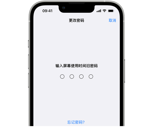 丰宁iPhone屏幕维修分享iPhone屏幕使用时间密码忘记了怎么办 