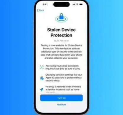 丰宁苹果授权维修店分享被盗设备保护功能开启方法 