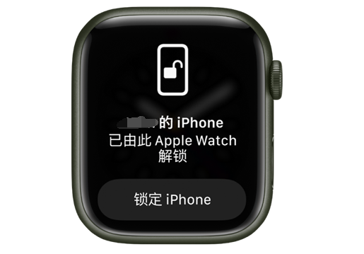 丰宁苹果手机维修分享用 AppleWatch 解锁配备面容 ID 的 iPhone方法 