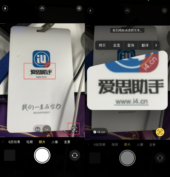 丰宁苹果手机维修分享升级iOS 16后如何通过相机翻译文本 