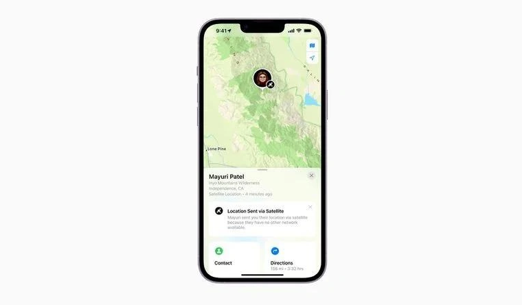 丰宁苹果14维修分享iPhone14系列中 FindMy功能通过卫星分享位置方法教程 