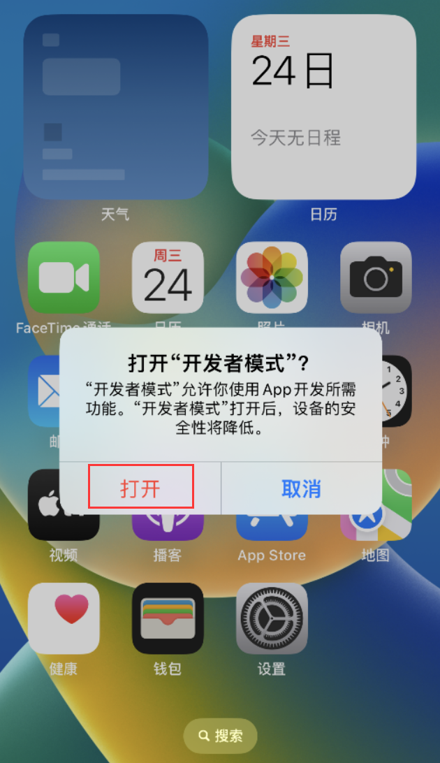 丰宁苹果手机维修分享如何打开开发者模式 